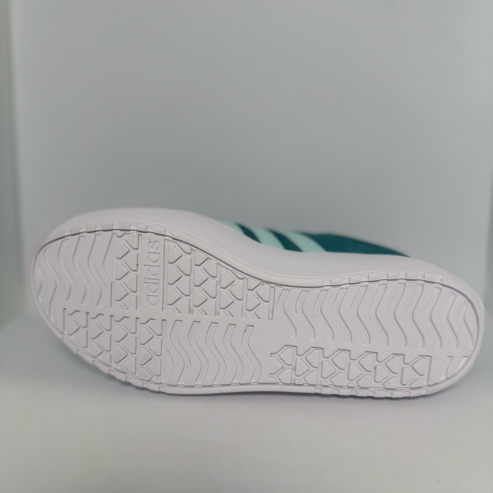 Adidas Women's VL Court Aqua Sneaker, Size 4 1/2 - Picture 8 of 9